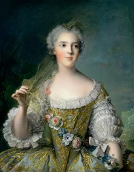 Porträt von Madame Sophie (1734-82), Tochter von Ludwig XV., in Fontevrault, 1748